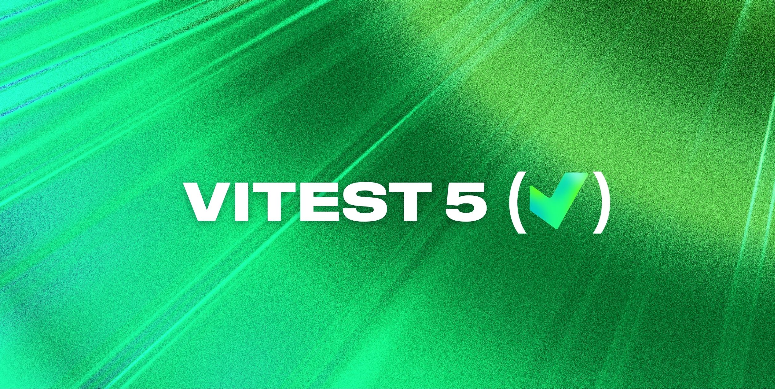 Vitest 5 Announcement Cover Image